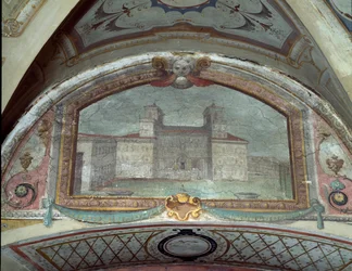 Ceiling, Villa Medicea di Careggi (detail)